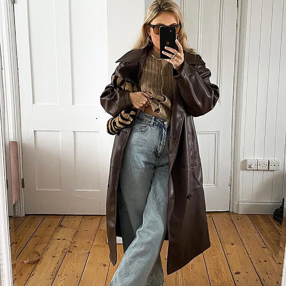 Retro Style PU Leather Jacket