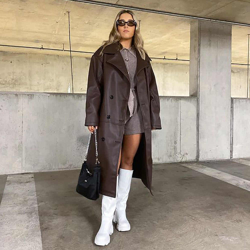 Retro Style PU Leather Jacket