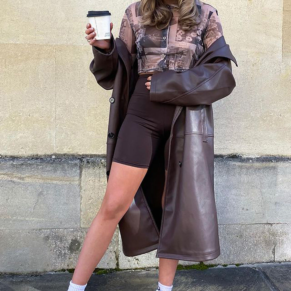 Retro Style PU Leather Jacket