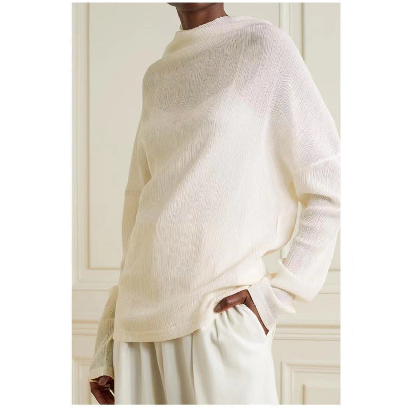 Long Sleeve Sheer Top